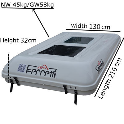 2.14X1.45cm 4x4 Off Road Car Roof HARD SHELL Top Tent with ANNEX ROOM Easy to Set Up