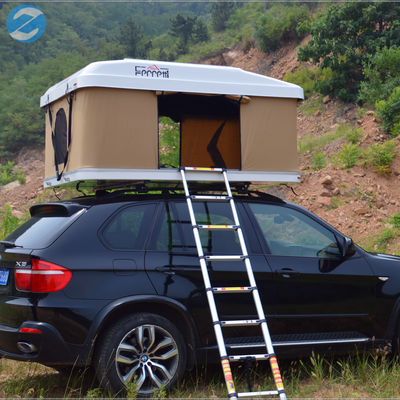 Four-season Canvas Car Roof Tent for Camping and Mountaineering