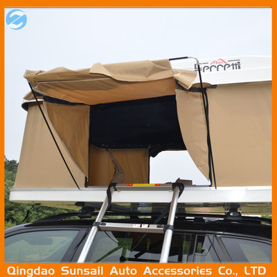 Four-season Canvas Car Roof Tent for Camping and Mountaineering