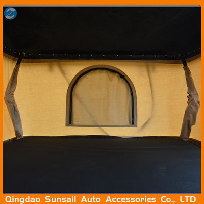 Four-season Canvas Car Roof Tent for Camping and Mountaineering