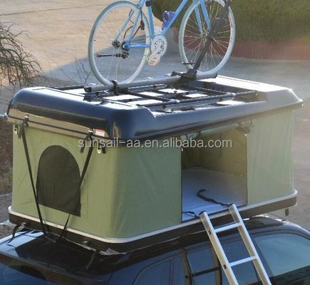 Experience Comfortable Camping with Fiberglass Hard Shell Car Roof Top Tent Automatic