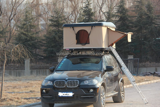 Experience Comfortable Camping with Fiberglass Hard Shell Car Roof Top Tent Automatic