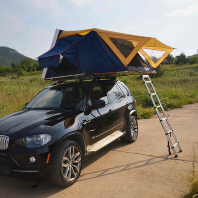 Aluminium Bottom Sunroof Fiberglass Hard Top Roof Tent with Glass Roof Net Weight 40KG
