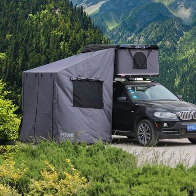Four-season Hard Shell Roof Top Tent with Annex Easy to Set Up and Spacious Design