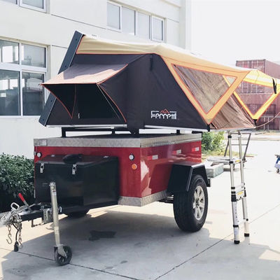 Grey Car Roof Top Tent for Vehicle Diy 4 Person Camping Area 2.4 Square Meters