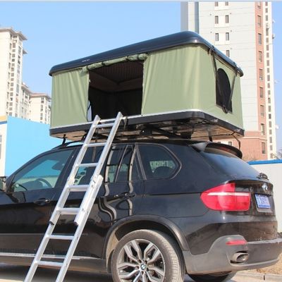 Grey Car Roof Top Tent for Vehicle Diy 4 Person Camping Area 2.4 Square Meters