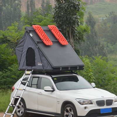 Roof Basket Outdoor Aluminum Hard Shell Roof Top Tent with LED Light Strop Cover Design