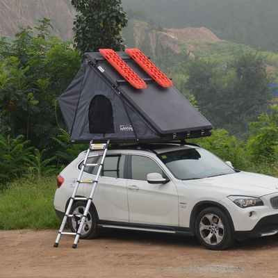 Roof Basket Outdoor Aluminum Hard Shell Roof Top Tent with LED Light Strop Cover Design