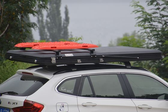 Roof Basket Outdoor Aluminum Hard Shell Roof Top Tent with LED Light Strop Cover Design