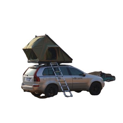 Black Aluminium Car Roof Top Tent Camper 4x4 One Bedroom Structure Camping