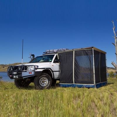 4 Square Meters Car Side Awning Anti Mosquito Tent Net in Grey