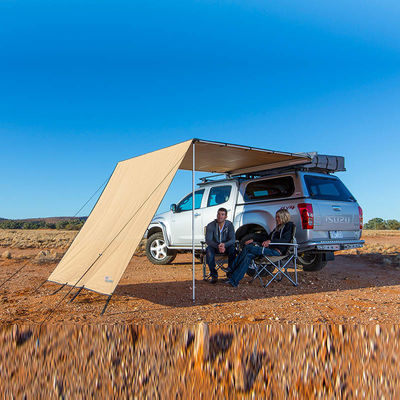 Four-season Tent Oxford Fabric Car Side Awning with Wind Shield and More