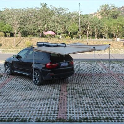 9KG Gross Weight Car Side Awning with Camping and Shower Tent Folding Size 162X19X10cm