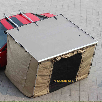 Canvas Camping Tent with Side Awning Four-Season and Breathable Fabric