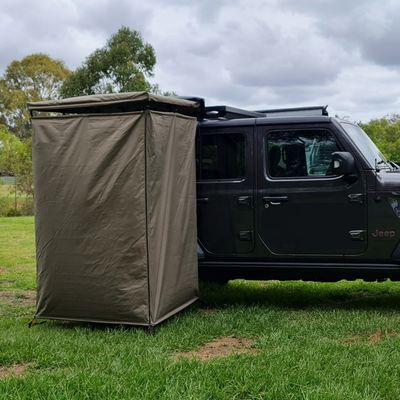 Four-Season Car Camper Shower Tent Awning Annex One Bedroom for All-Weather Camping