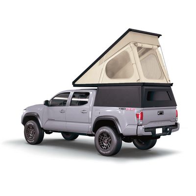 Unleash Your Inner Explorer Luxury Pop-Top Truck Camper with Mummy Sleeping Bag Style