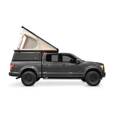Unleash Your Inner Explorer Luxury Pop-Top Truck Camper with Mummy Sleeping Bag Style