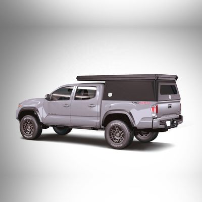 Unleash Your Inner Explorer Luxury Pop-Top Truck Camper with Mummy Sleeping Bag Style