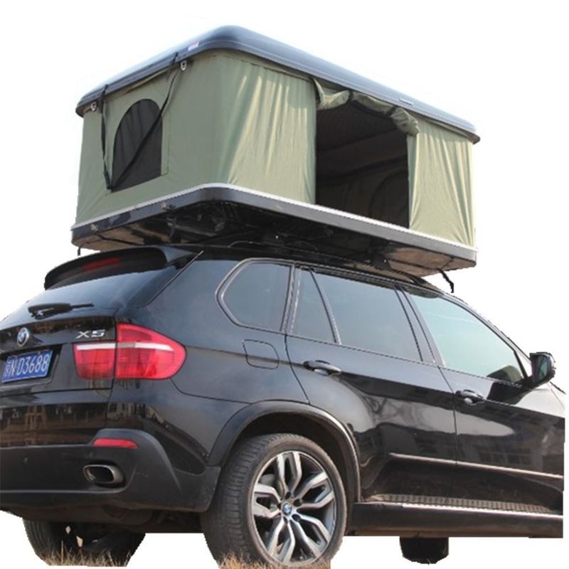 Outdoor Firberglass Hard Shell Car Roof Top Tent Model 888-1 for Camping 214X130X28cm