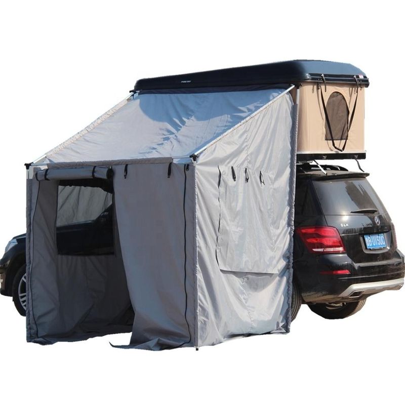 QINGDAO HARD SHELL CAMPER TENT WITH ANNEX Your Go-To Roof Tent for Outdoor Adventures