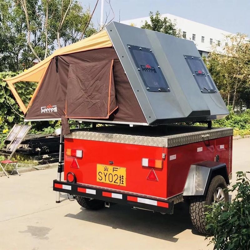 35%Cotton Fabric Hard Shell Roof Top Tent for All-Weather Camping Enthusiasts