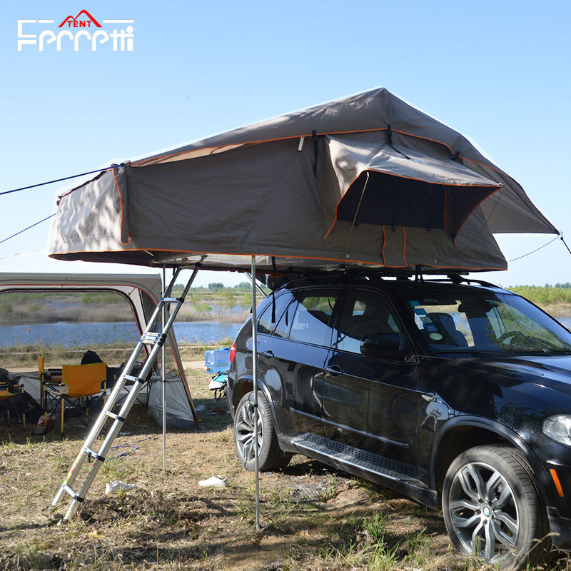 4WD Adventure Truck Roof Top Tent with One Bedroom in Field Game Style and Camouflage