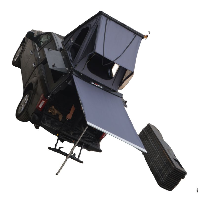 Black Roof Top Hard Shell Rooftop Tent Made in with Condensation Mattress and Roll Bar