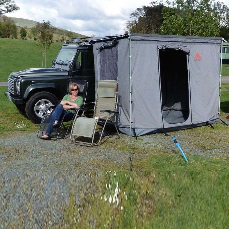 Outdoor Change Room and Wash Room Car Side Awning with Side Wall Single Layer